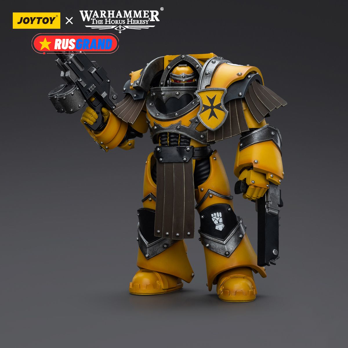 ПодвижнаяфигуркаJOYTOYWarhammer40000ImperialFistsLegionCataphractiiTerminatorSquadLegionCataphractiiwithChainfist