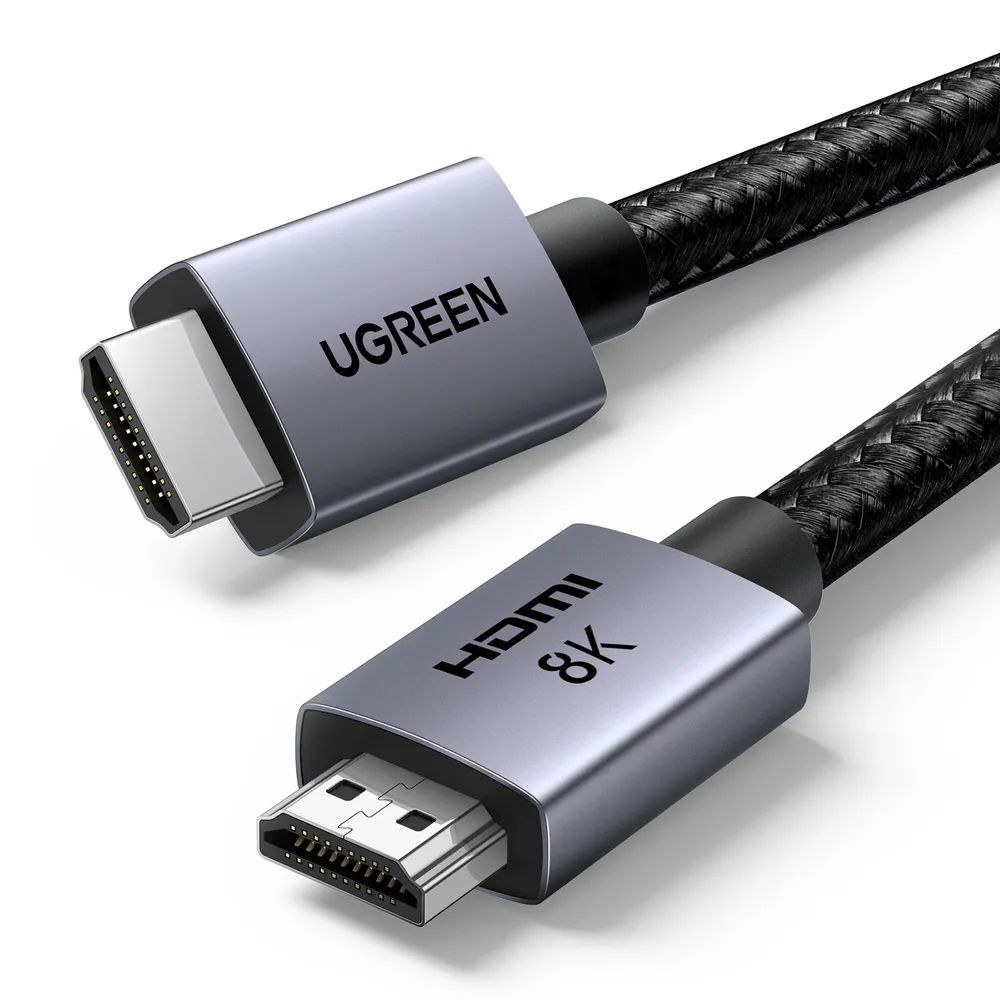 UgreenВидеокабельHDMI/HDMI,0.5м,серый