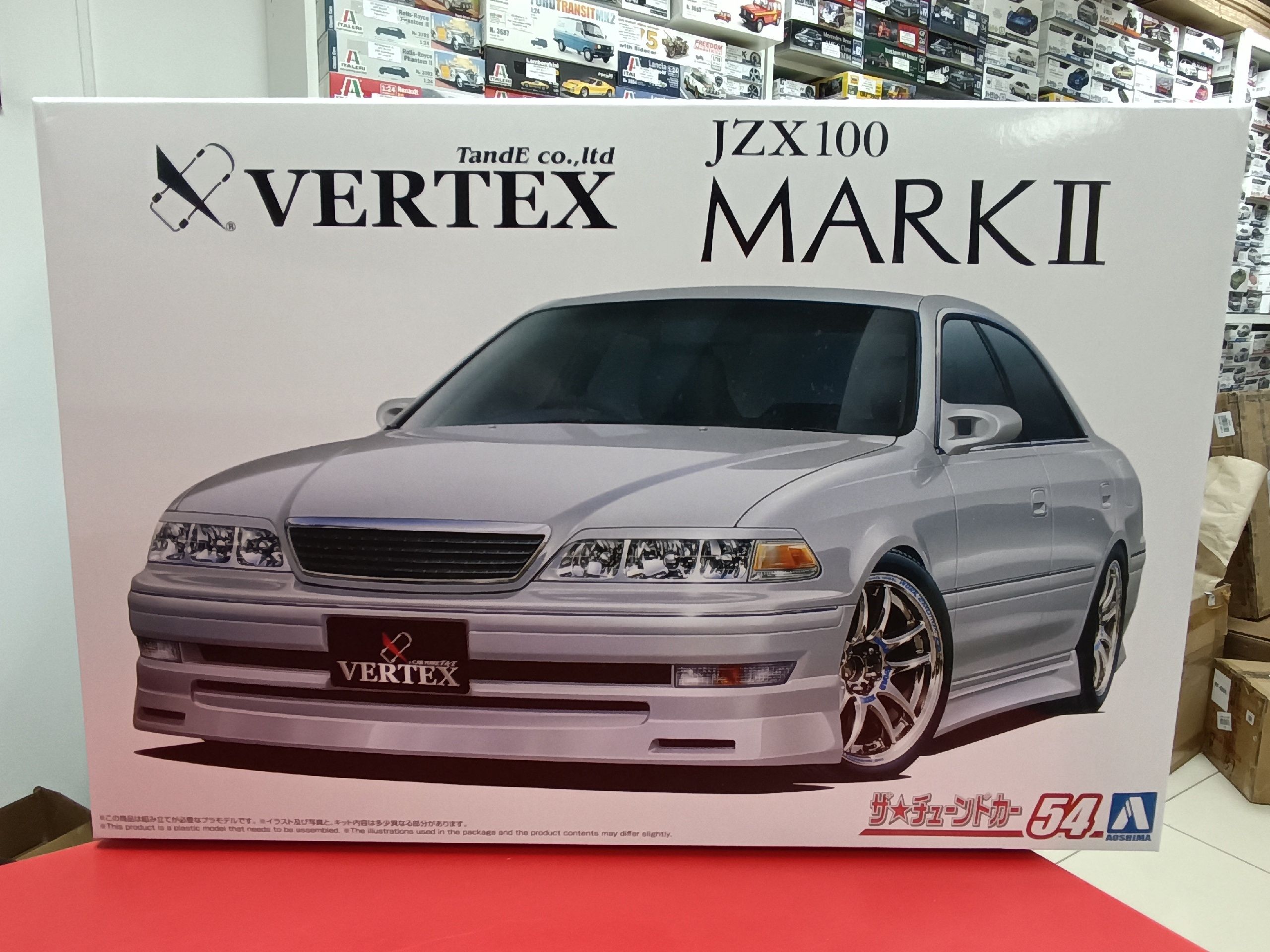 Сборная модель Aoshima 1:24 06350 Toyota Mark 2 '98 JZX100 Vertex