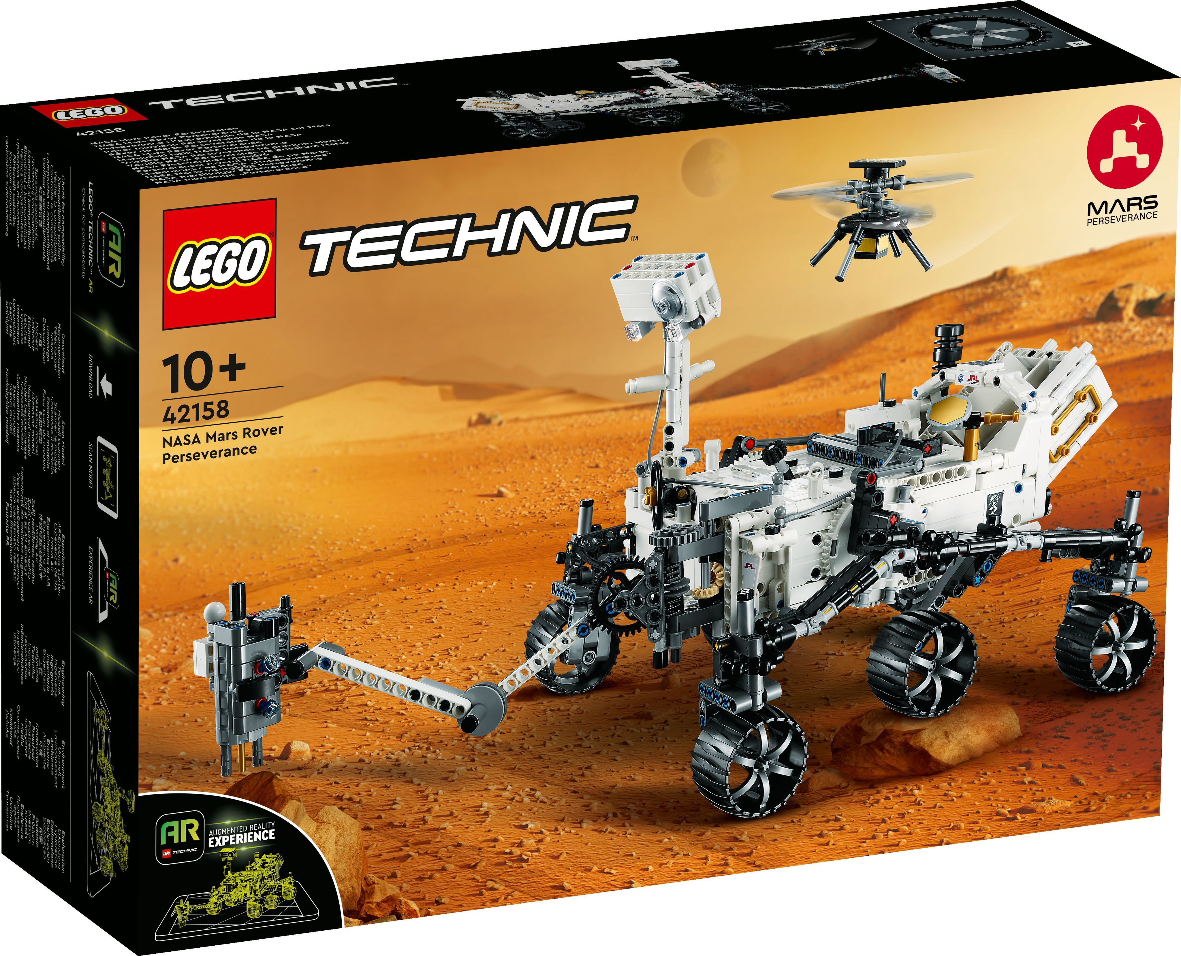 Конструктор LEGO Technic Марсохода НАСА Настойчивость, 1132 детали, 10+,  42158