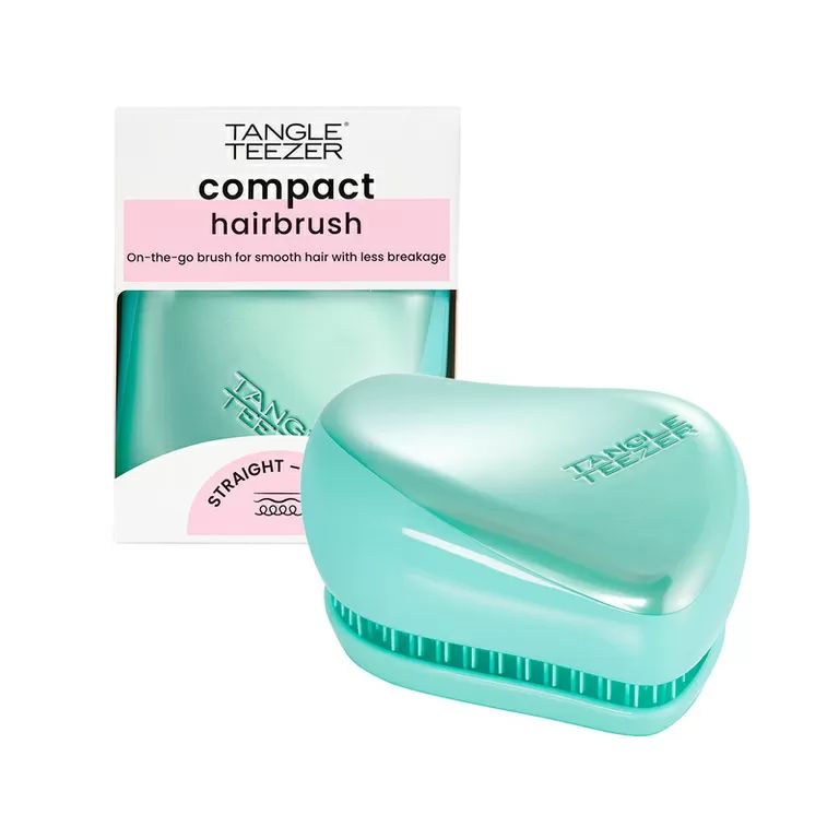 TANGLE TEEZER Compact Styler Frosted Teal Chrome Расческа Compact Styler Frosted Teal Chrome