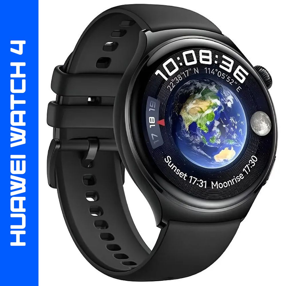 УмныечасыHuaweiWatch4ARC-AL00Black-BlackStrap55020APA