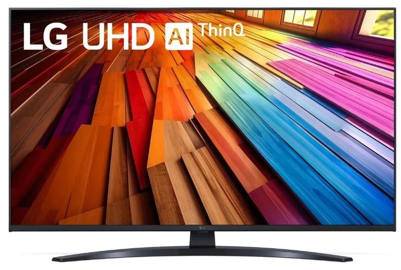 LGТелевизор43UT81006LA.ARUB43"4KUHD,черный