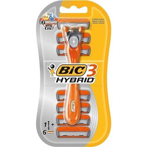 Bic Hybrid 3/ Станок бритвенный + 6 кассет