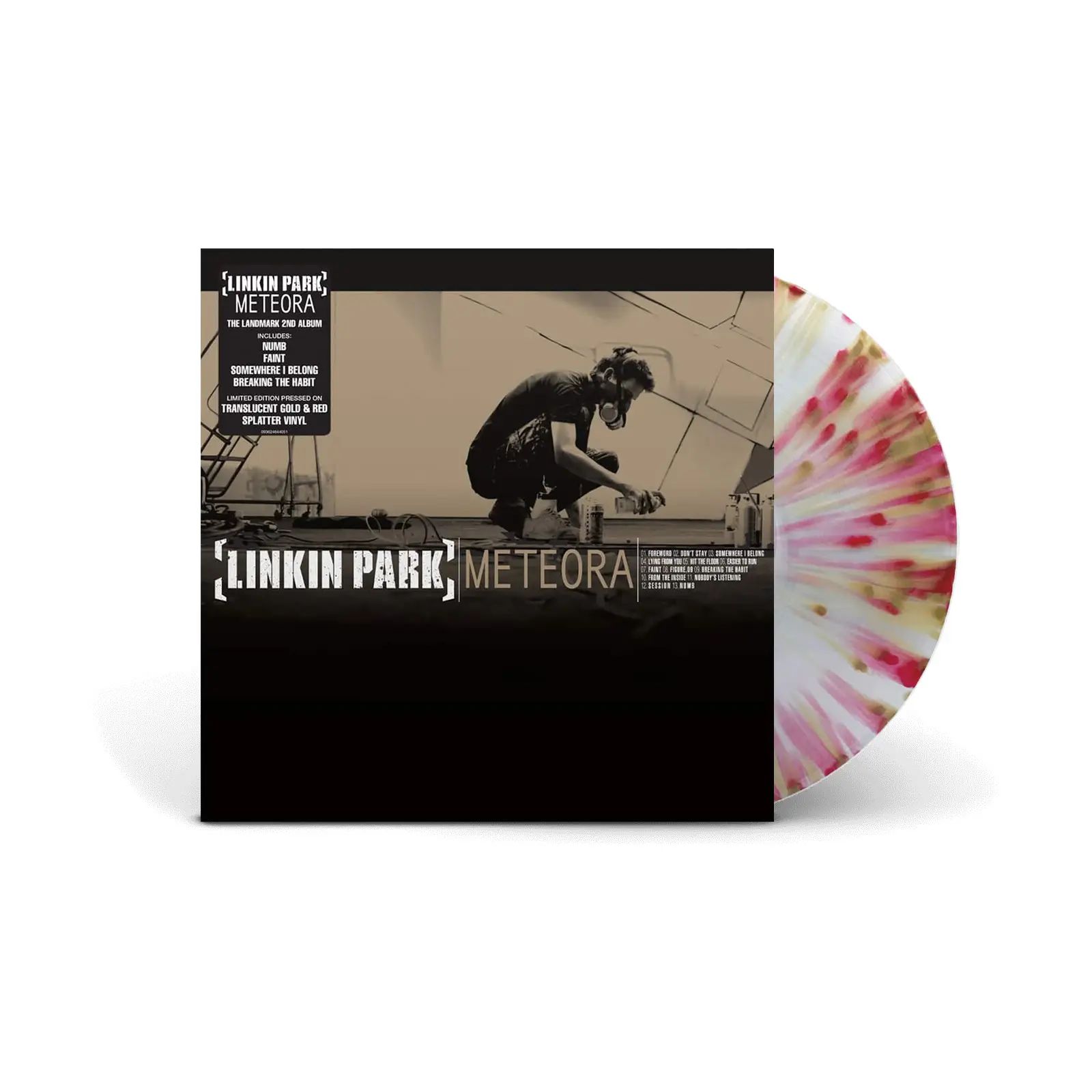 LINKIN PARK - METEORA (LP translucent gold and red splatter) виниловая пластинка