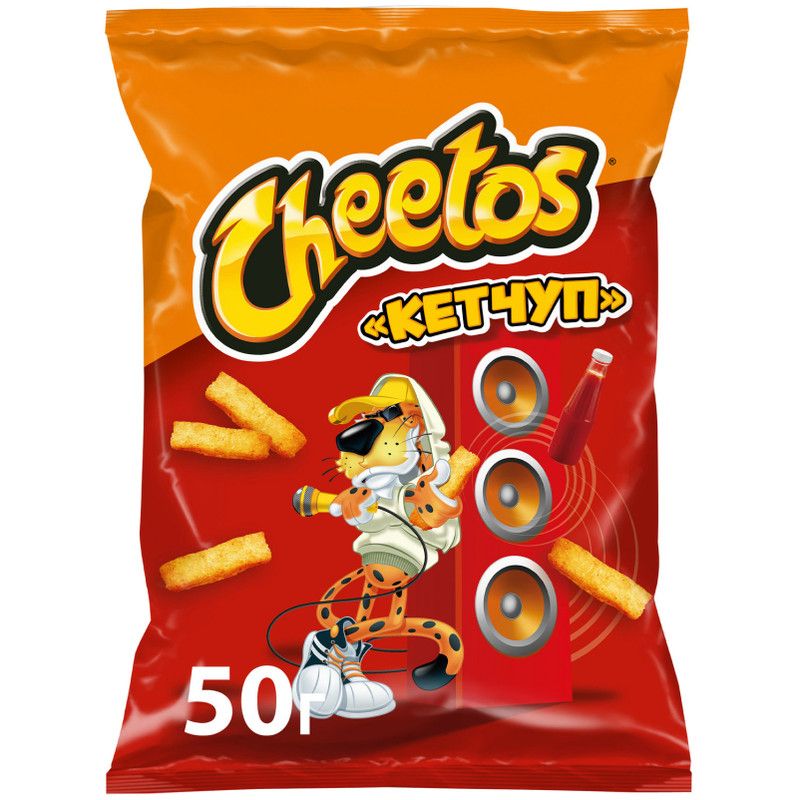 Палочки Cheetos кукурузные Кетчуп, 50г