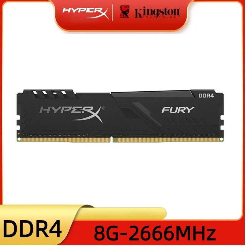 Latumab Оперативная память Kingston Fury Оперативная память FURY Black DDR4 2666 МГц 1x8 ГБ 1x8 ГБ (HX426C16FB/8)