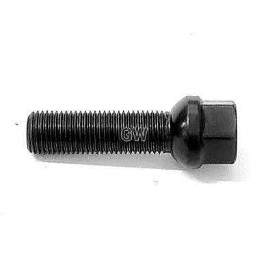 Болты сферические черные М14х1.5 L45 для Audi, Mercedes, Skoda, VW (10шт.) 3