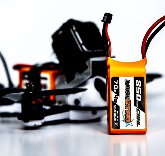 Литий-полимерный аккумулятор для квадрокоптера CNHL MINISTAR LiPo 4S 14.8V 850mAh 70C XT-30