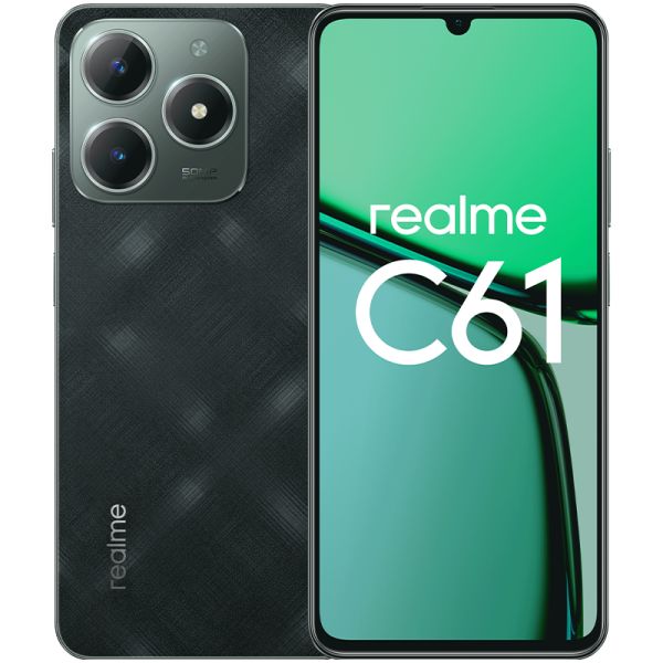 realmeСмартфонC61Ростест(EAC)8/256ГБ,зеленый