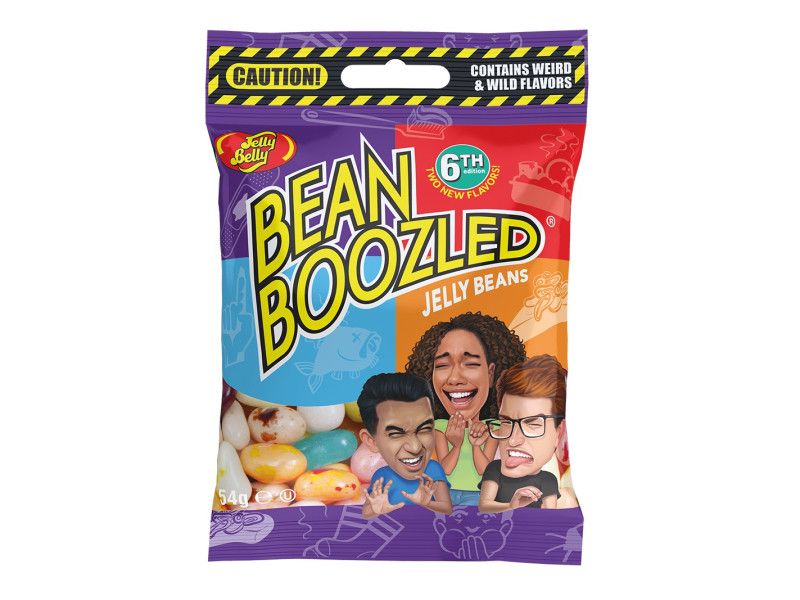 Jelly Belly Драже жевательное "Ассорти гадких вкусов Bean Boozled" 6-я версия 54гр