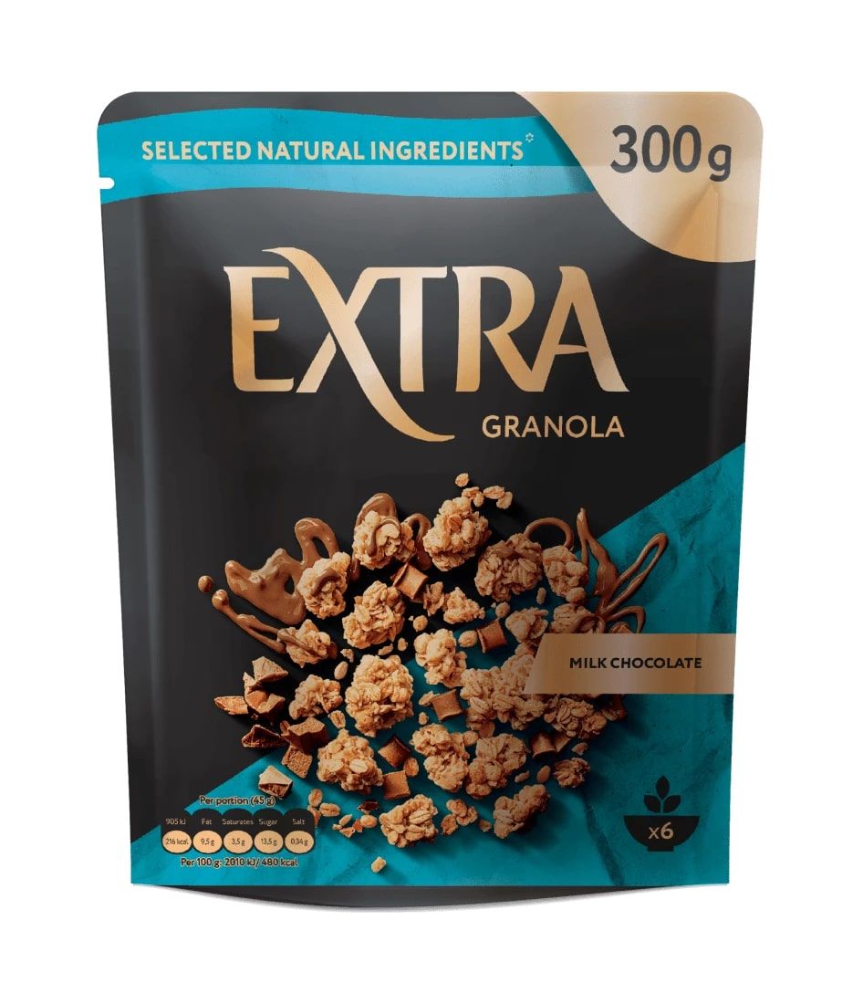 Гранола-мюсли KELLOGG'S Extra, с молочным шоколадом, 300г