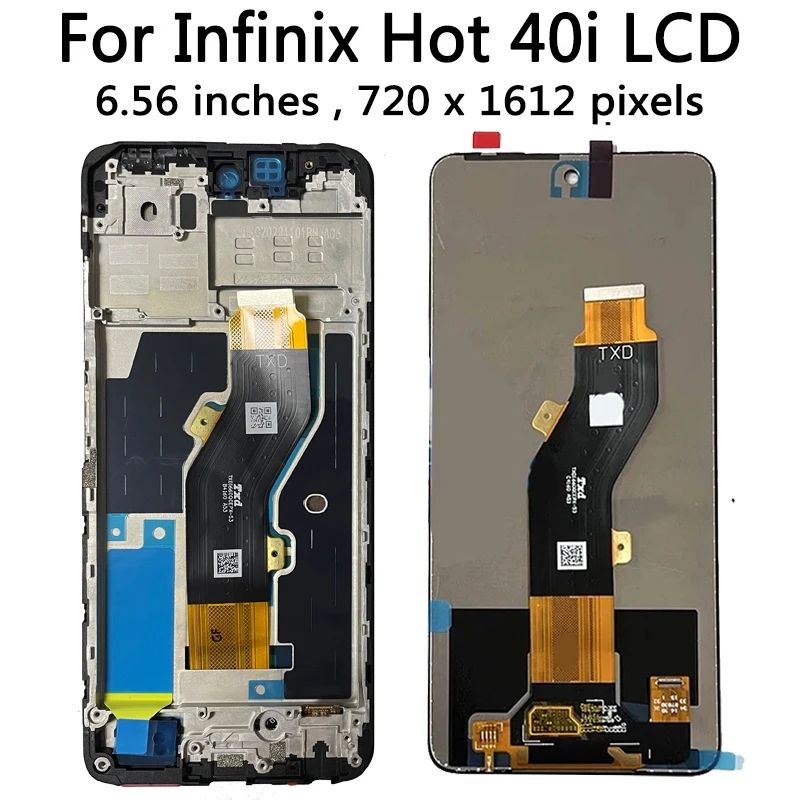 ДисплейдляInfinixHot40i(X6528B)врамке