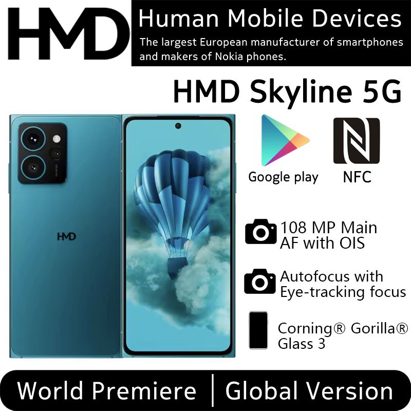 HMDСмартфонSkyline5GeSIMGlobal12/256ГБ,темно-синий