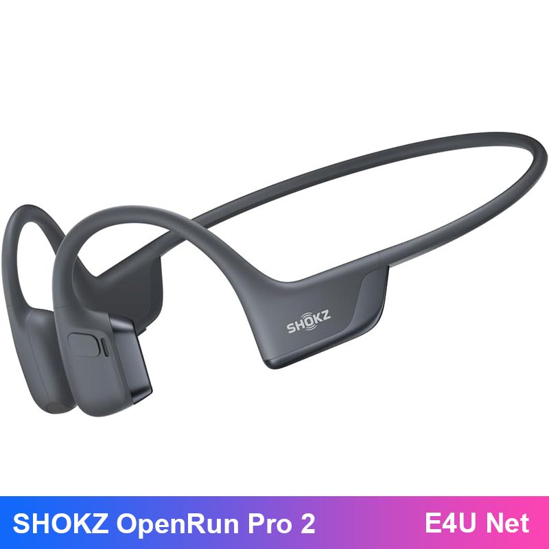 SHOKZНаушникибеспроводныесмикрофономShokzOpenRunPro2,Bluetooth,USBType-C,черныйматовый,черный