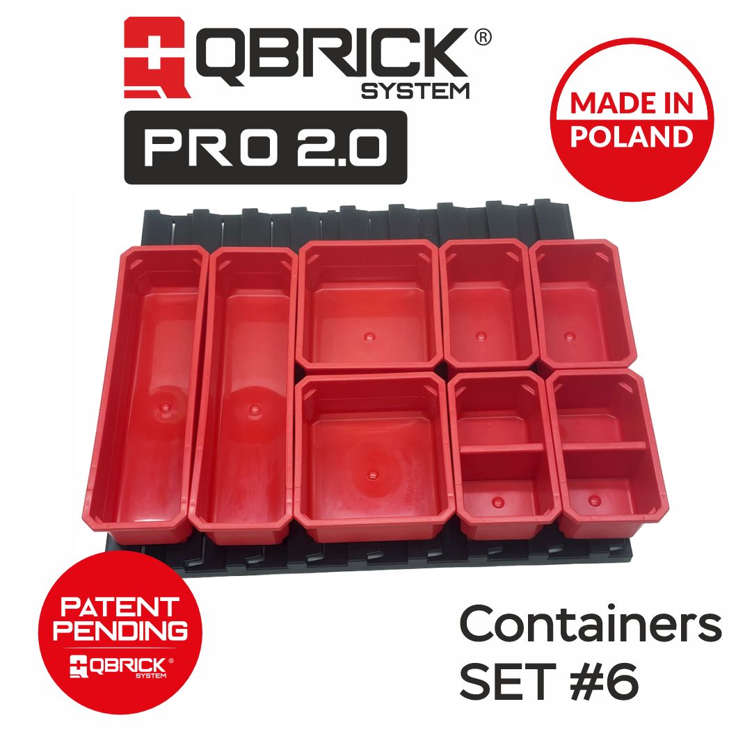 Набор лотков для метизов Qbrick System Containers SET №6