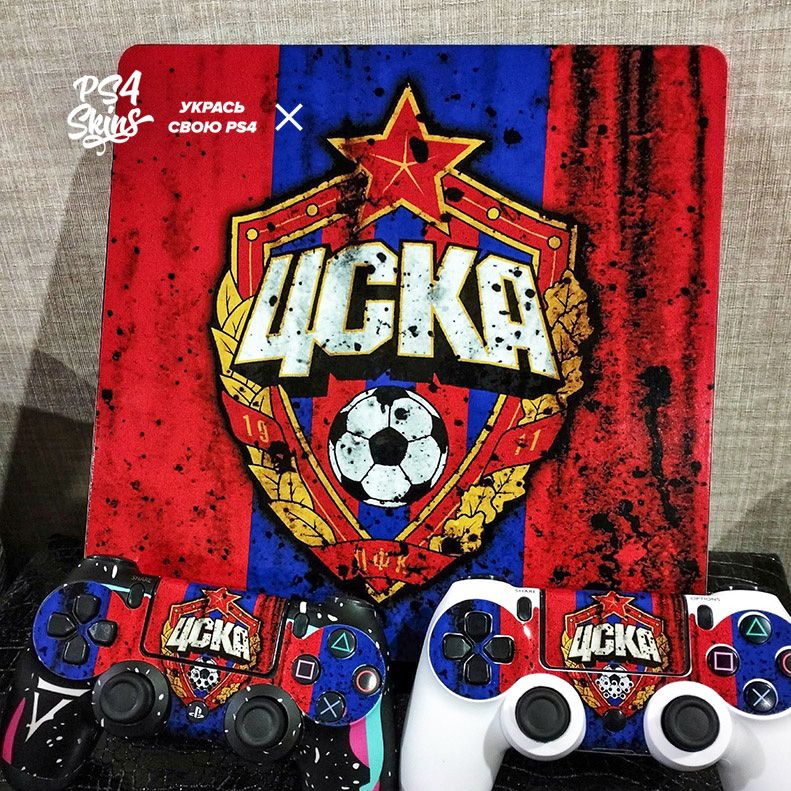 НаклейкинаPlayStation4Slim"ЦСКА"