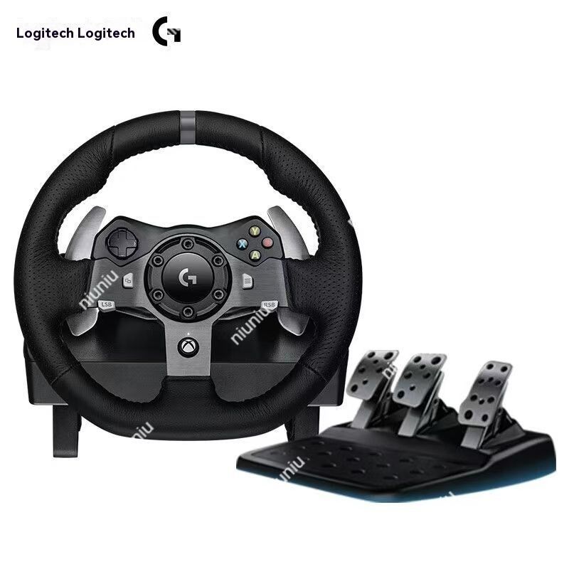 LogitechG920DrivingForceИгровойруль,(ContainsDRIVINGFORCESHIFTER)СовместимостьсXboxOne,XboxSeriesипкРулевоеколесоинаборпедалей