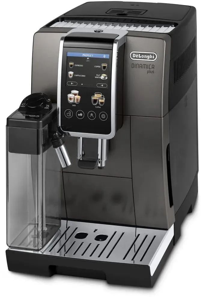 Кофемашина DeLonghi Dinamica Plus ECAM380.95.TB, черный/серый