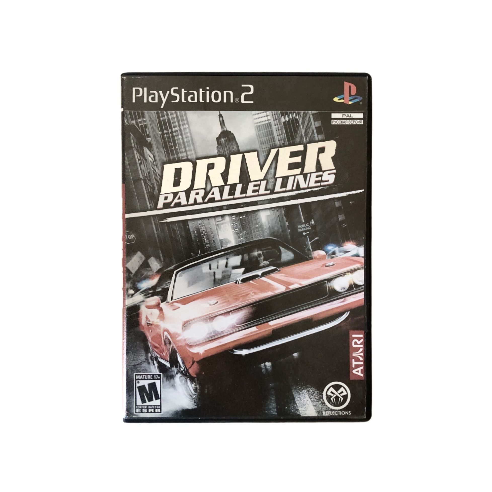 Игра Игра PS 2 (Play Station 2) Driver: Parallel Lines - Гонки, Шутер от третьего лица, Atari, 2006ки, Atari, 2006 (PlayStation 2, Русская версия)