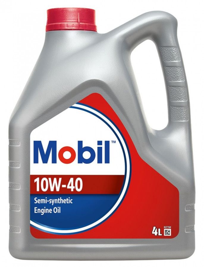 MOBIL10W-40Масломоторное,Синтетическое,4л