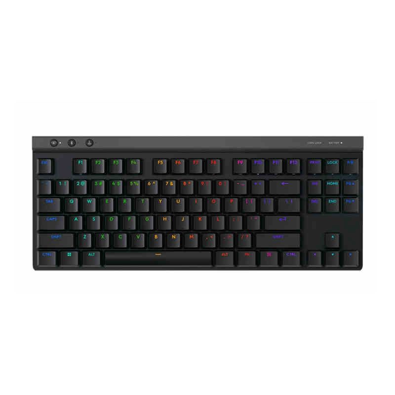 Alzzlie Клавиатура беспроводная Logitech G515 LIGHTSPEED TKL,black,L Axis, Английская раскладка, черный