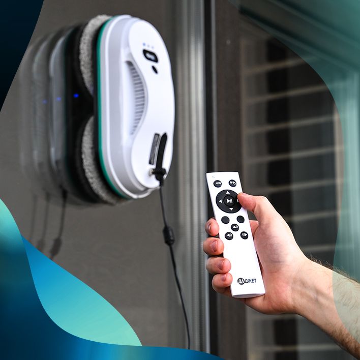 Робот мойщик окон Даджет dBot W200, мойщик окон робот с распылением, с(图4)