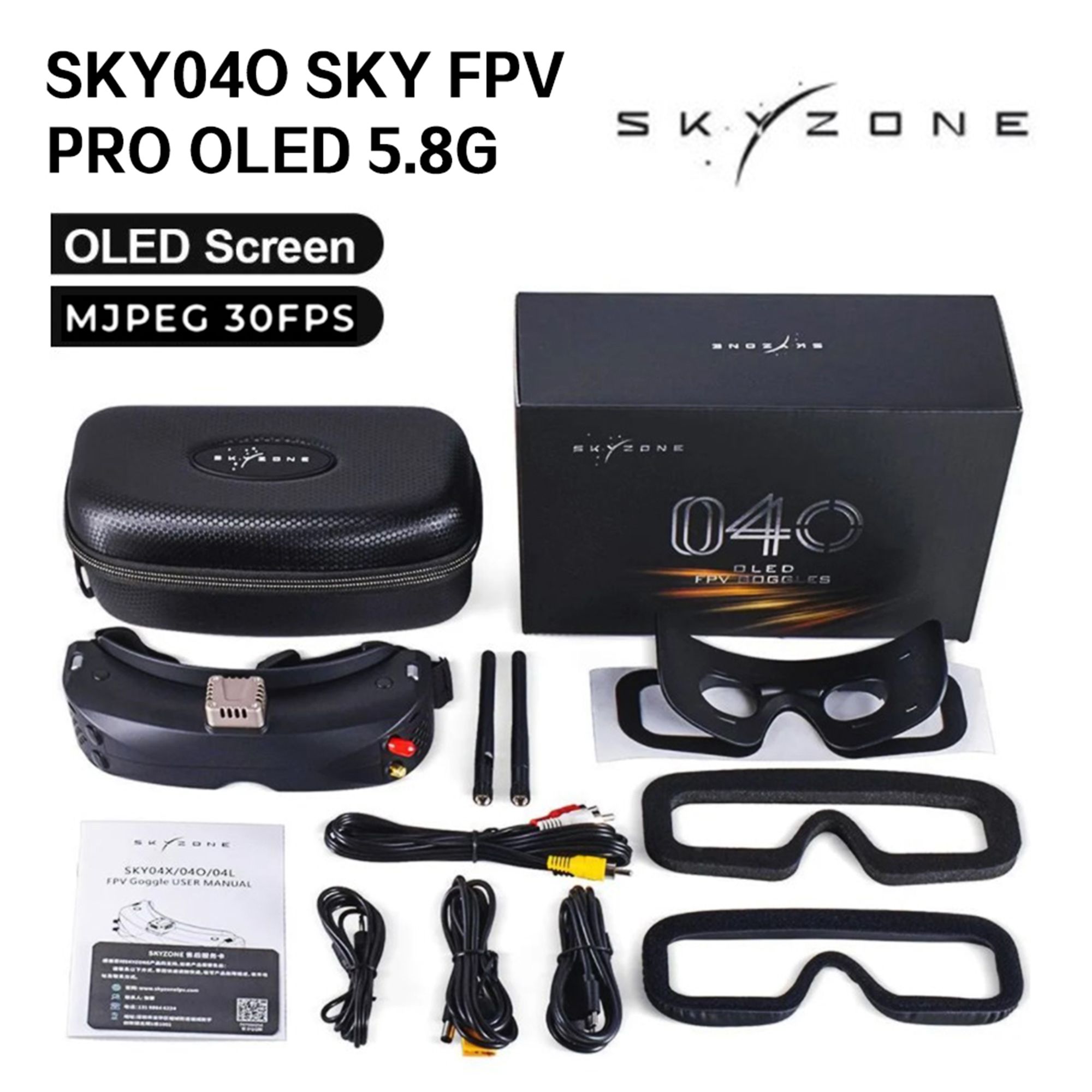 Приемник SKYZONE SKY04O FPV OLED 5.8G 48CH Steadview