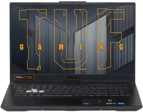 ASUSTUFGamingF17FX707ZC4-HX014серыйИгровойноутбук17.3",IntelCorei5-12500H,RAM16ГБ,SSD,NVIDIAGeForceRTX3050дляноутбуков(4Гб),Безсистемы,серый,Русскаяраскладка