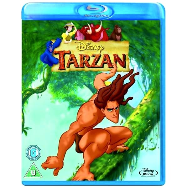 Disney. Тарзан. Blu-ray. Мультфильм 1999 года. Приключения, семейный, комедия, музыка, драма.