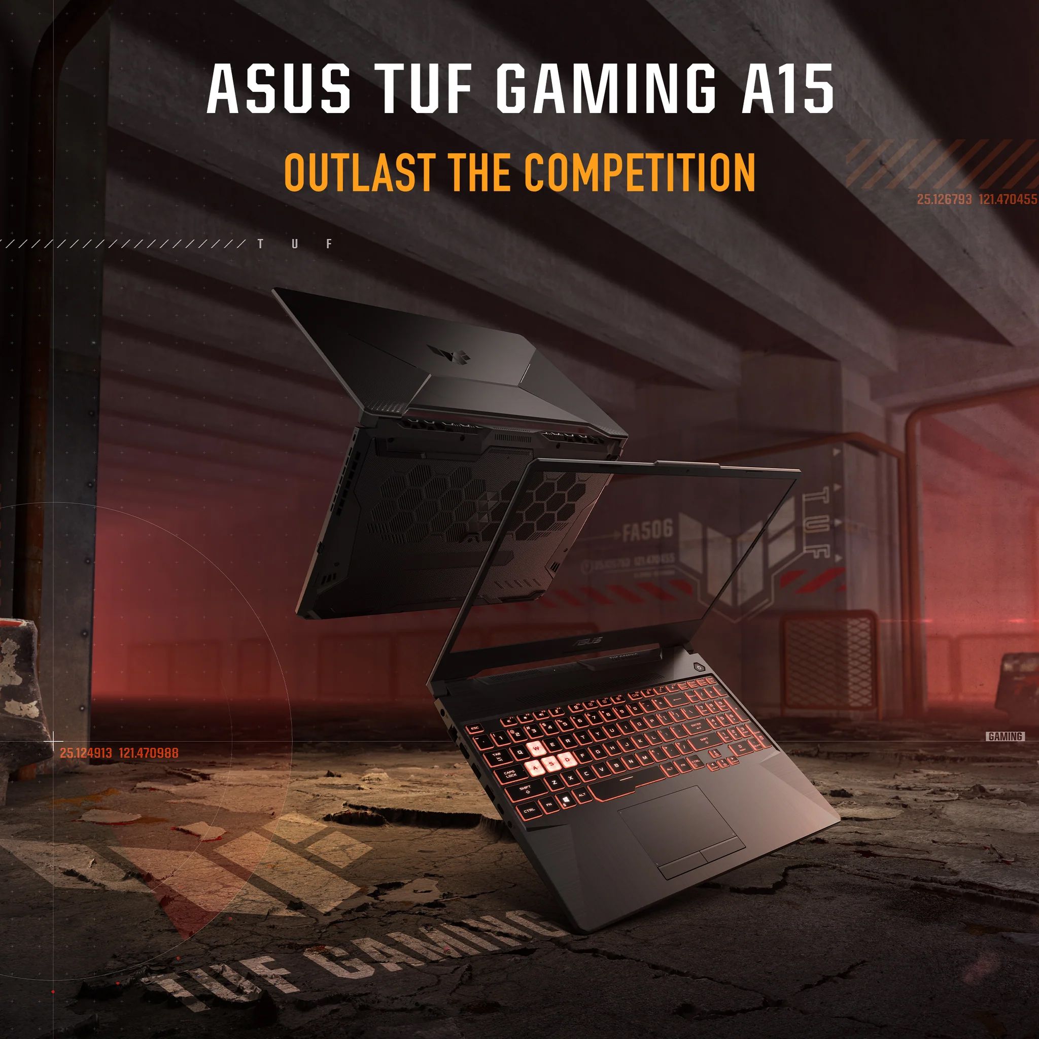 ASUS TUF Gaming A15 FA506NCR-HN044 Игровой ноутбук 15.6
