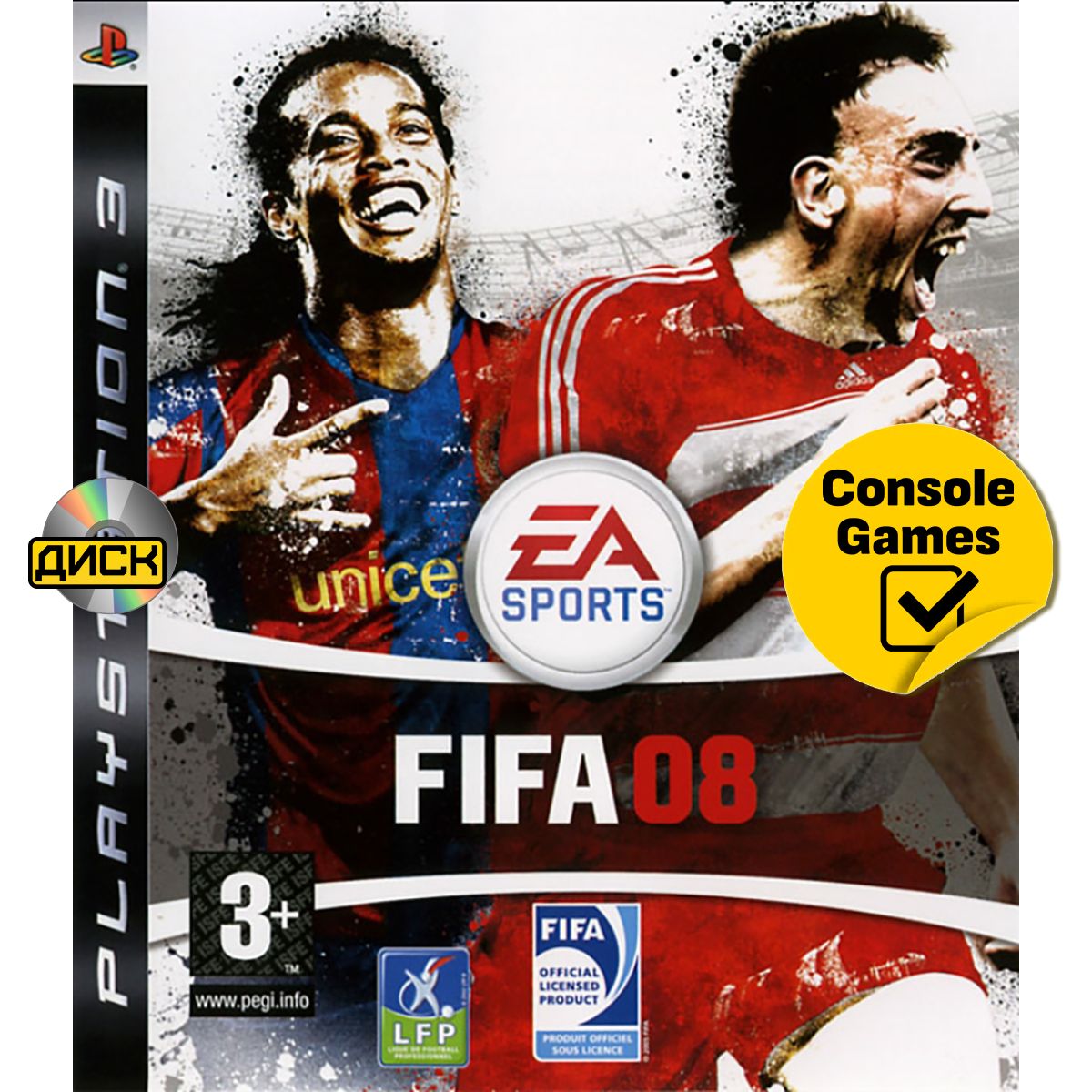 PS3 FIFA 08 (русская версия). Товар уцененный