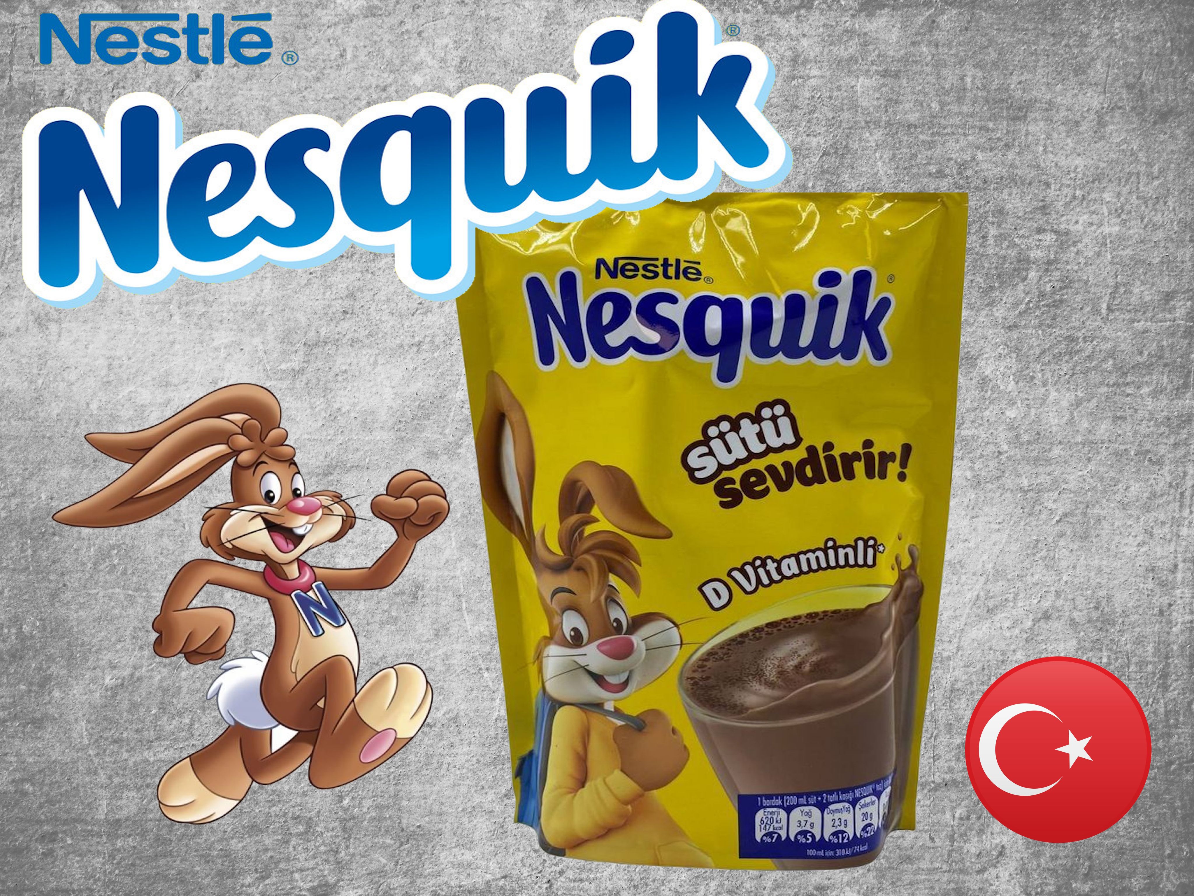 Какао Nesquik растворимое в пакете, 180 грамм