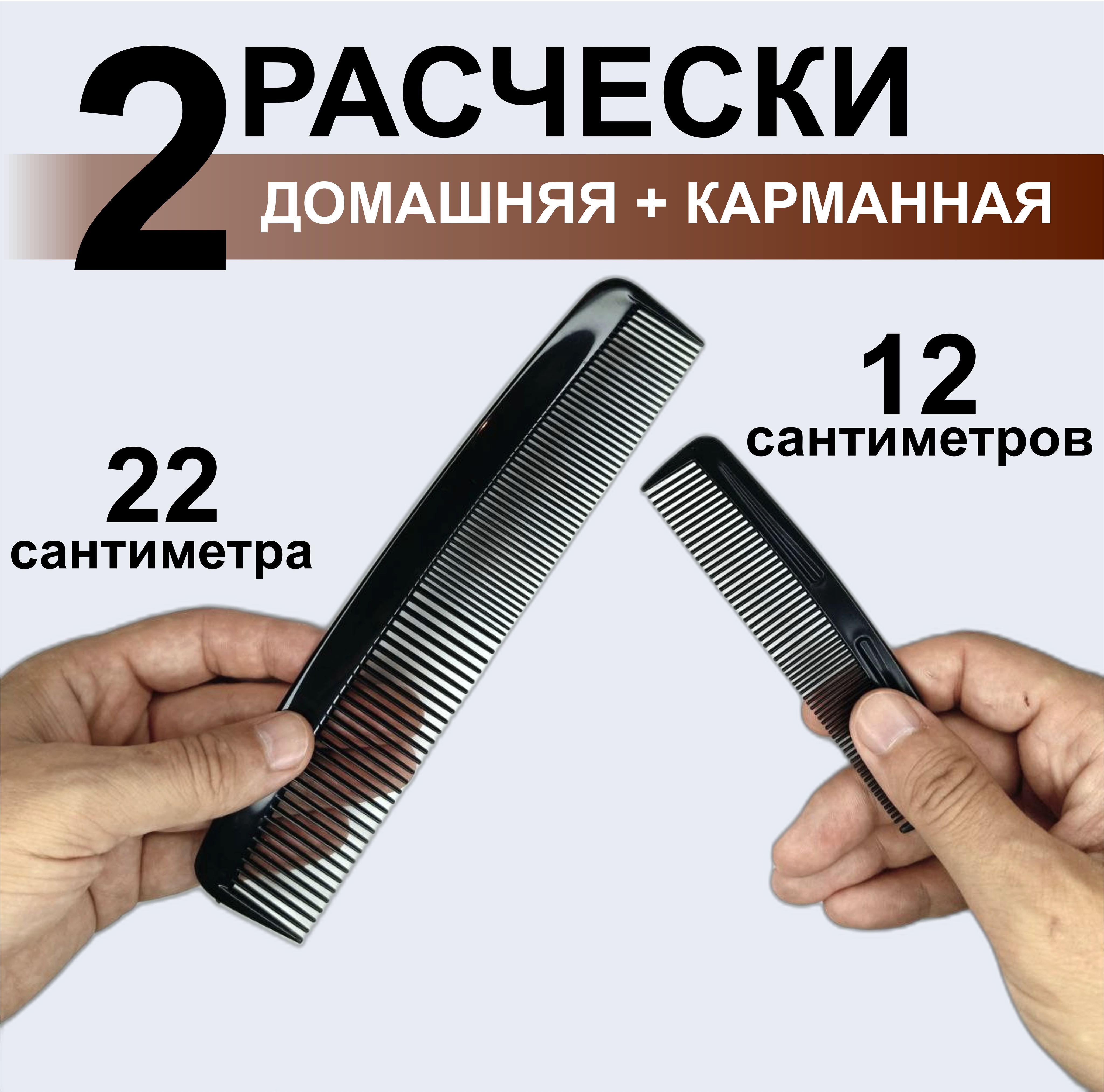 Расческамужская,набор2шт.22и12см.