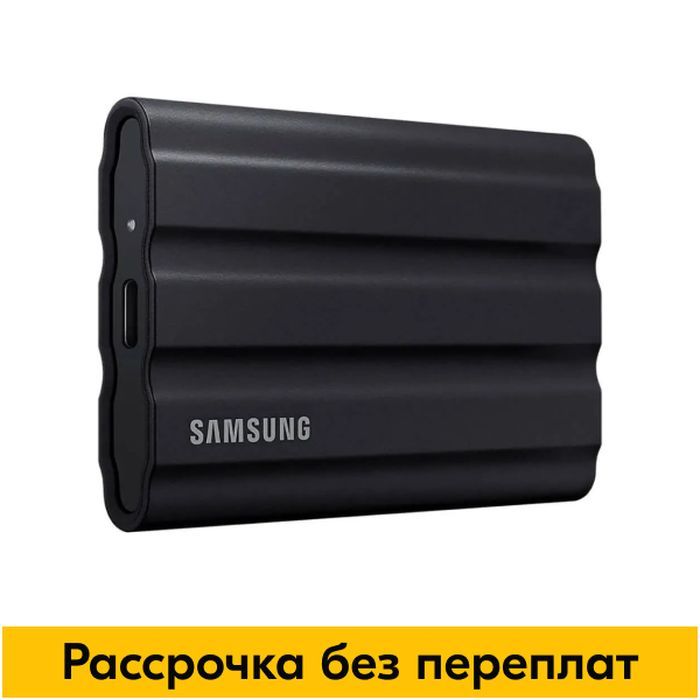 Samsung 2 ТБ Внешний SSD-диск T7 Shield (MU-PE2T0S/WW), чёрный