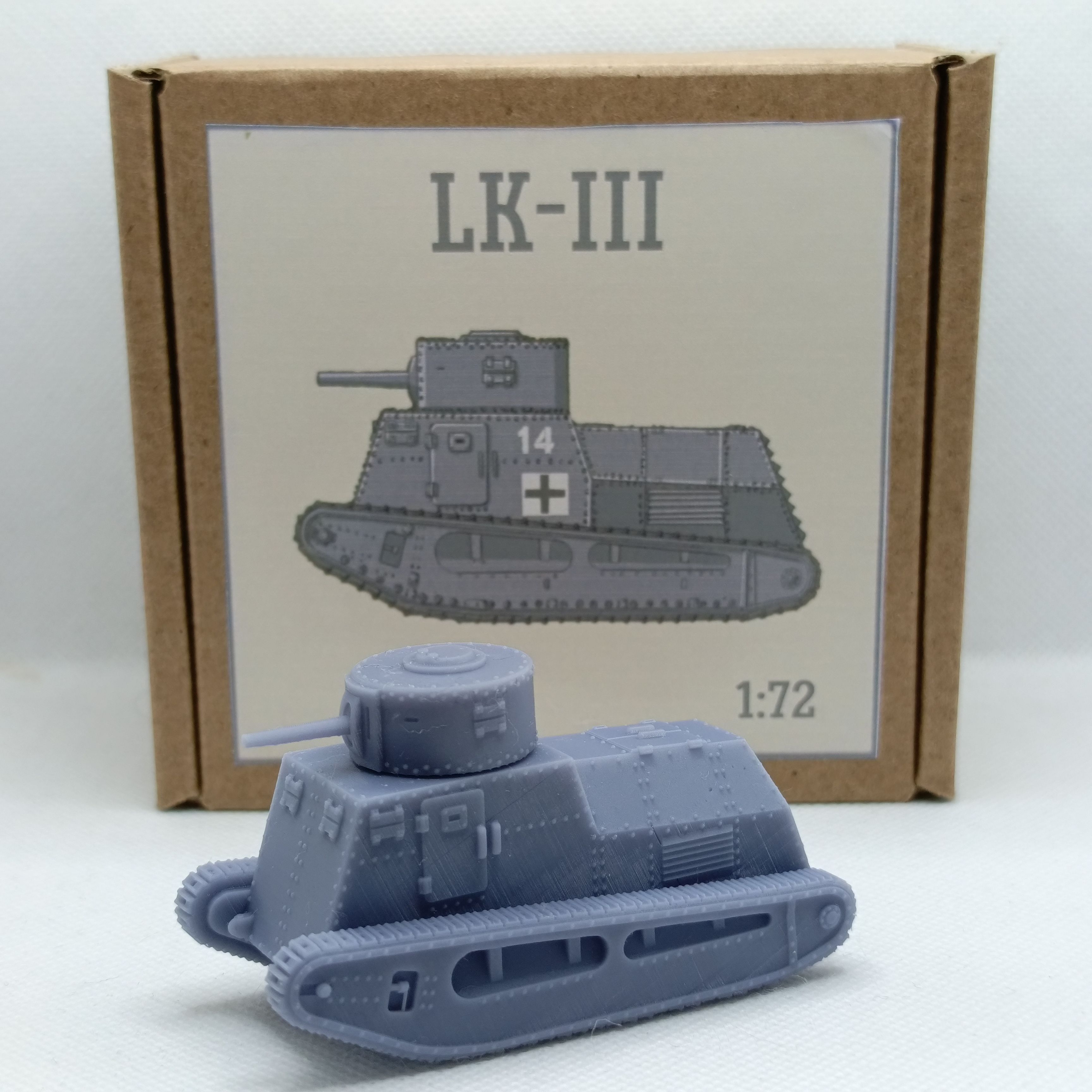 Модель танка LK-3, 1:72 +подарок