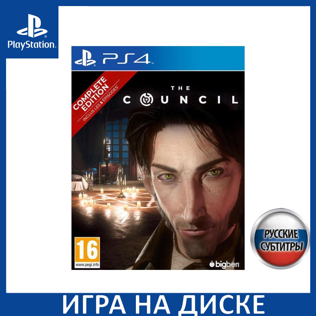 Игра The Council Complete Edition PS4 Русская Версия Диск на PlayStation 4