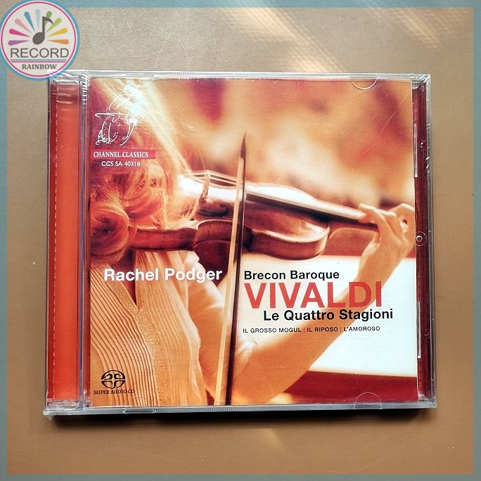 Vivaldi (The Four Seasons) Rachel Podger 2018 CD настоящий Герметичная упаковка совершенно новый