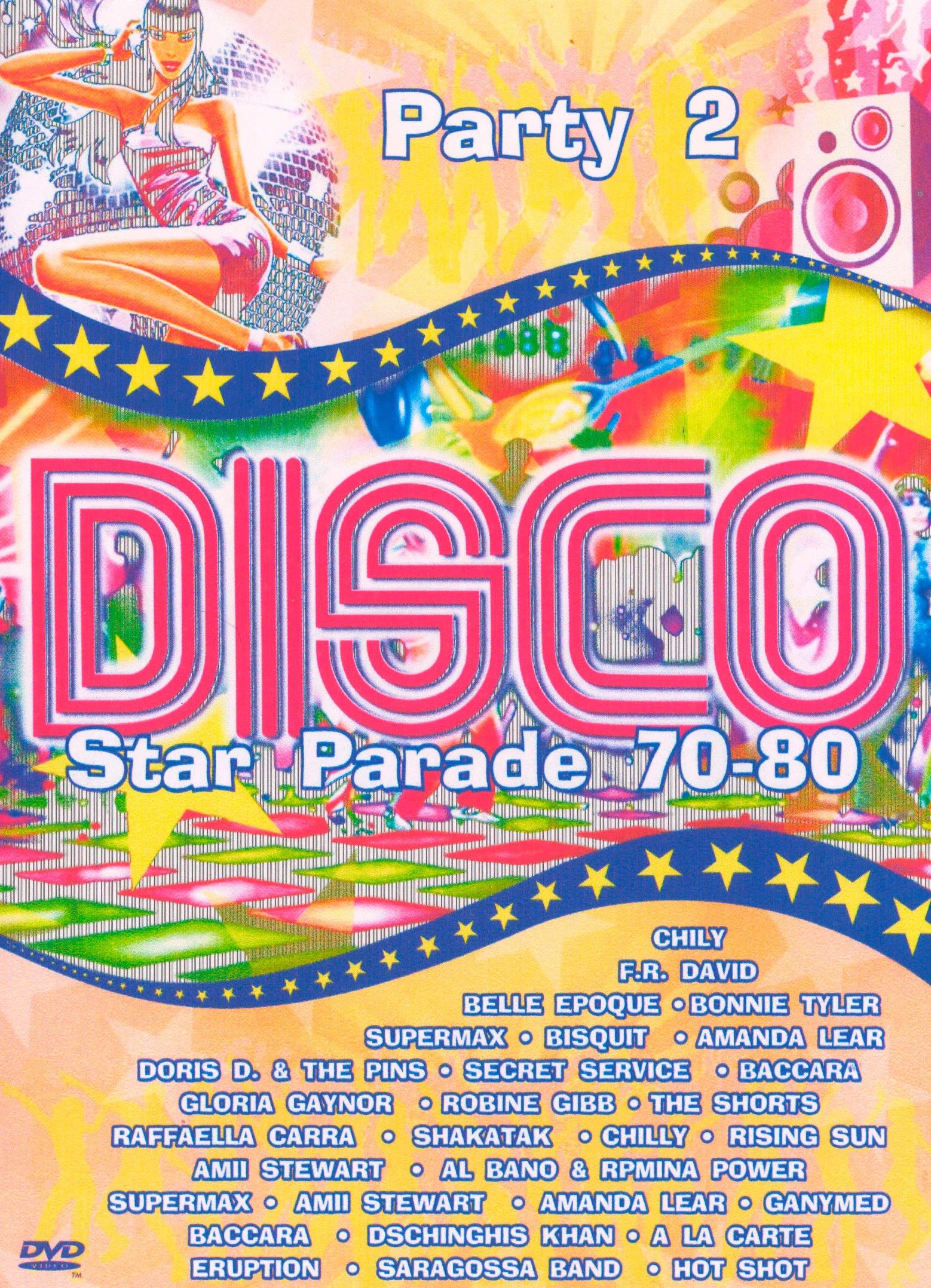 Видеоклипы на DVD Star Parade - Disco 70 - 80's, Party 2 (2 DVD) (Для любого DVD плеера)
