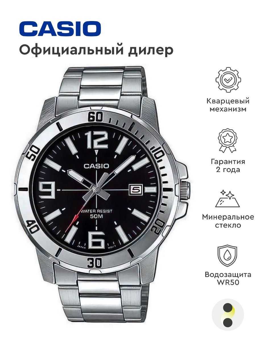 Мужские наручные часы Casio Collection MTP-VD01D-1B