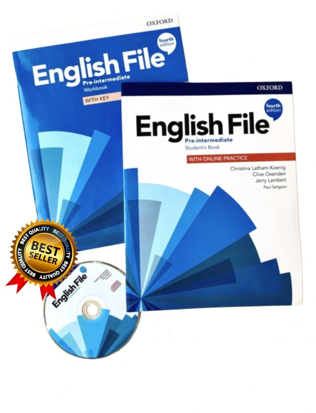 English File pre-intermidate 4th edition (Учебник + Рабочая Тетрадь+mp3 cd)