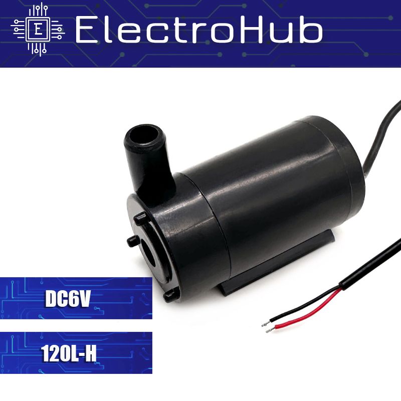 МИНИ-НАСОСдляводыпогружнойDC6V,120L-HдляАrduino