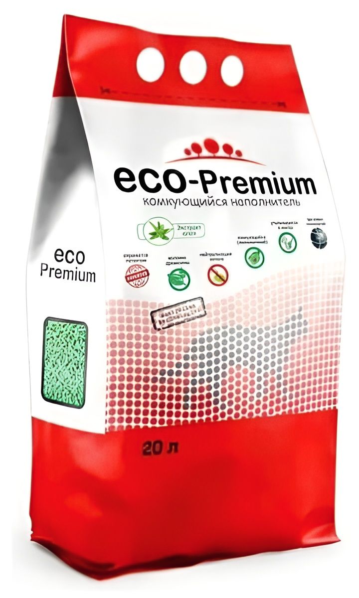 ECO-Premium Наполнитель Комкующийся Алоэ-вера 5000г.