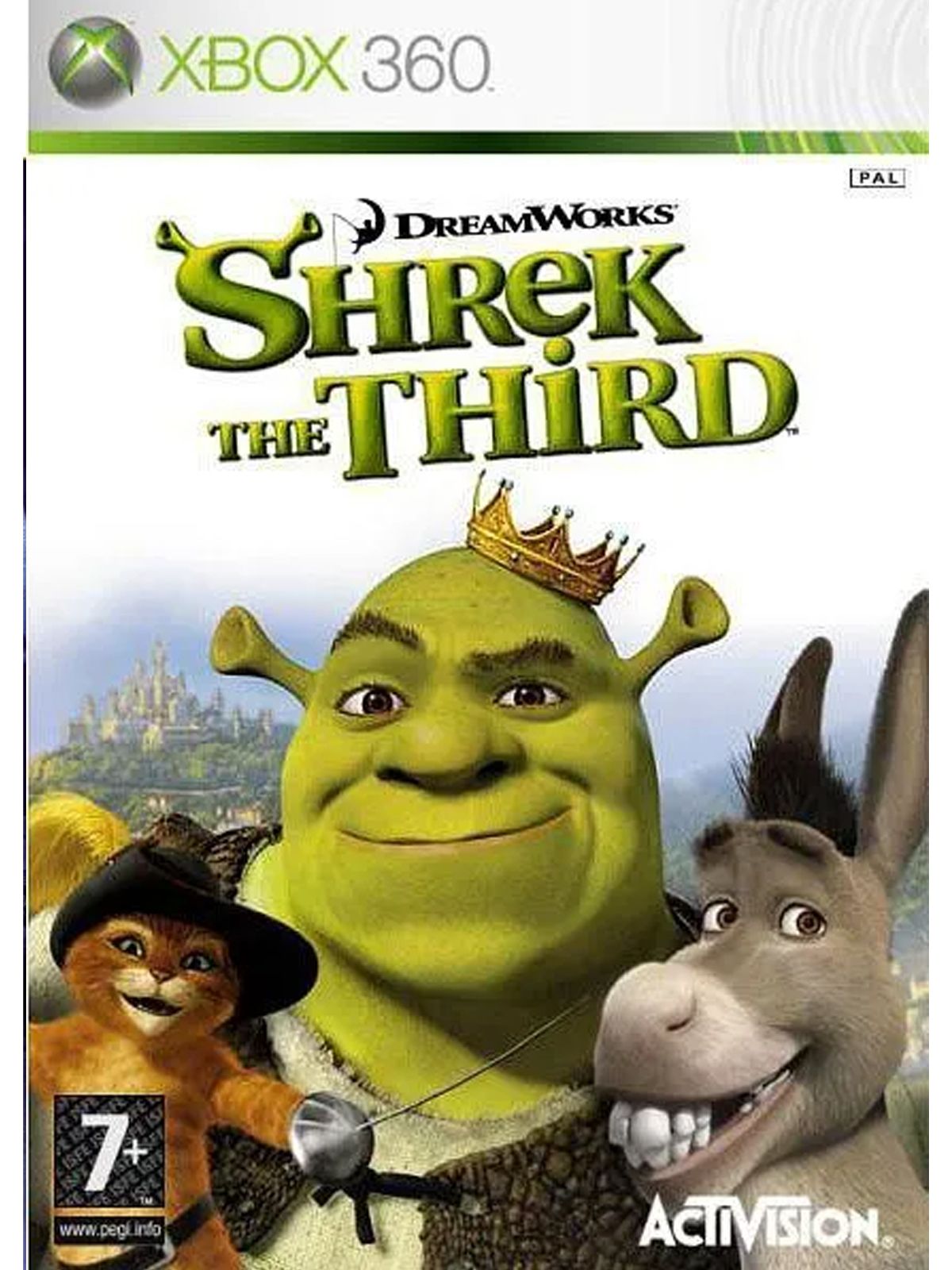 Shrek The Third ENG Видеоигра на диске Xbox 360. Товар уцененный