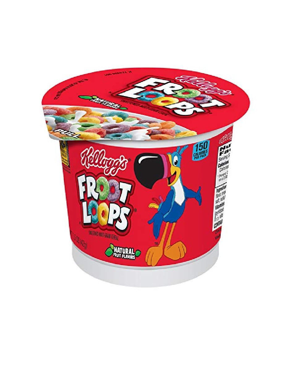 Готовый завтрак Kellogg's Froot Loops Kcllanova Соmраny 42 г стакан, США