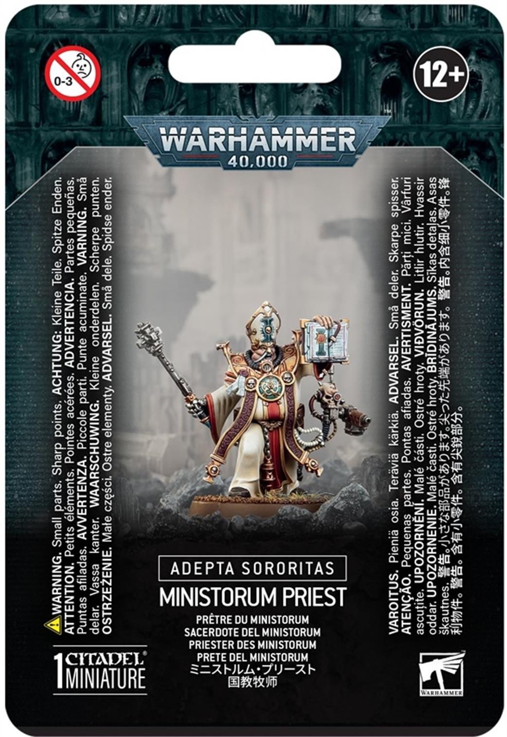 Набор миниатюр для настольной игры Warhammer 40000 - Adepta Sororitas Ministorum Priest