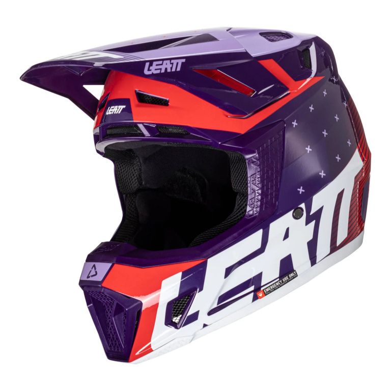 Leatt Шлем кроссовый Moto 7.5 Helmet Kit, SunDown V24, S