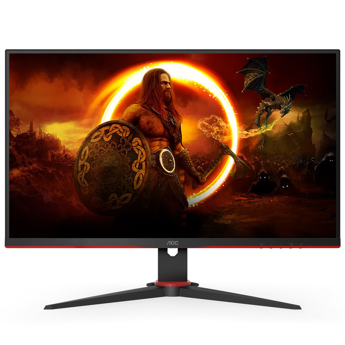 AOC27"МониторQ27G2E,VA,2560x1440,155Гц,черный