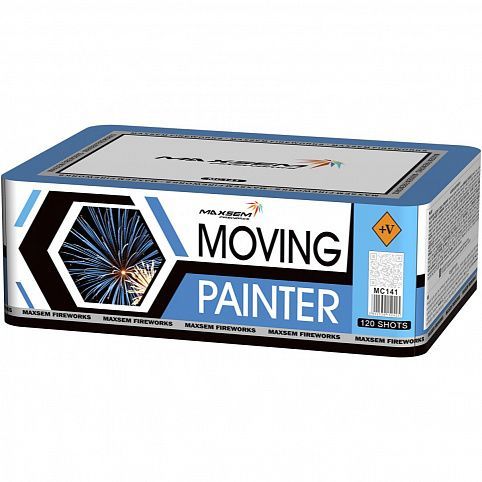 ФейерверкиисалютыMC141MovingPainter/120залпов,калибр0,8дюйма,ТММаксэм