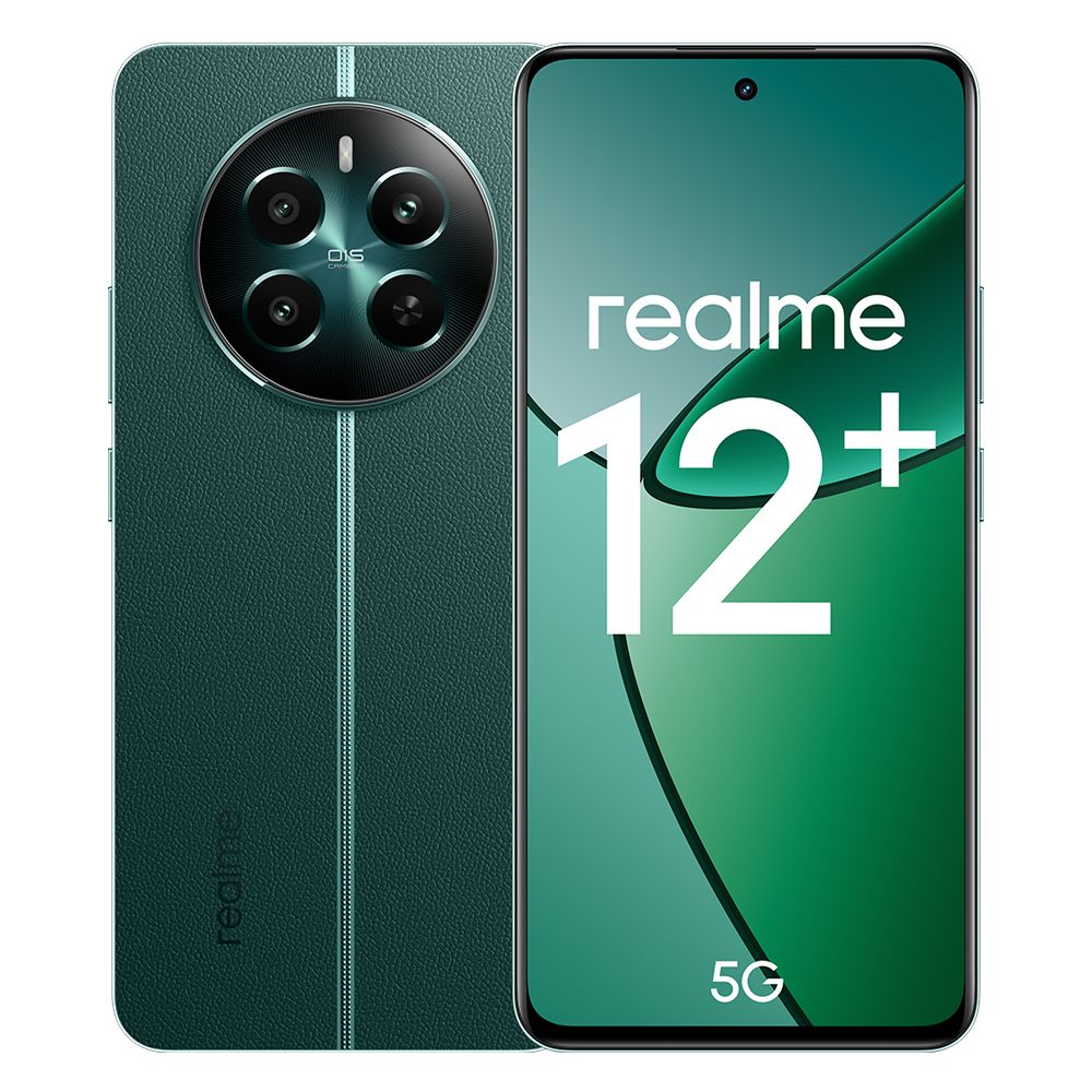 realmeСмартфон12+5GРостест(EAC)8/256ГБ,зеленый